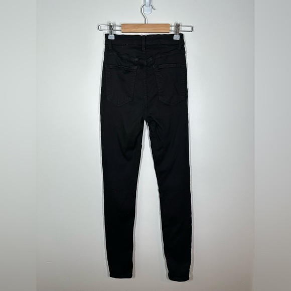 REFORMATION Black High Waist Skinny Jeans Size 25 - Picture 7 of 7
